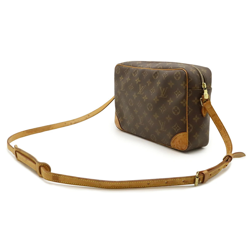 Louis Vuitton Crossbody Monogram Trocadero Shoulder Bag Brown